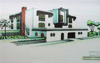 Projet  Villa Sid Ali El Biar Alger 1984