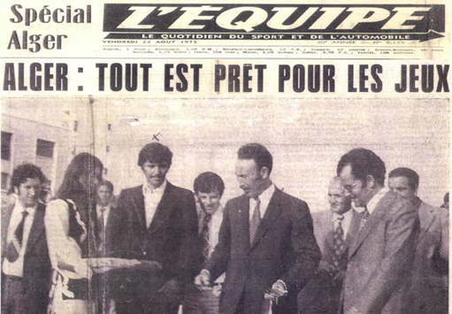 Coupure de presse, jour l'Equipe de 1975